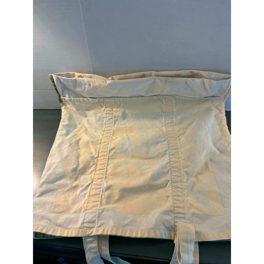 April Cornell Tote Bag Womens OS Cream Floral Dragonfly Roadside Milkweed Canvas - Picture 7 of 11
